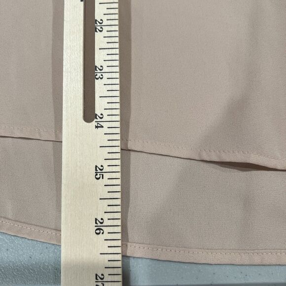 Pleione Women Medium Pink 3/4 Sleeve Blouse Flowy Preppy Romantic‎ Whimsy - Picture 9 of 13